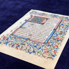 Load image into Gallery viewer, Praying To and For the Dead : Single leaf from Flemish Book of Hours, ca. 1475
