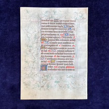 Load image into Gallery viewer, Praying To and For the Dead : Single leaf from Flemish Book of Hours, ca. 1475
