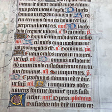 Load image into Gallery viewer, Praying To and For the Dead : Single leaf from Flemish Book of Hours, ca. 1475
